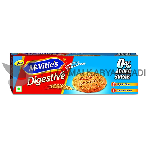 MCVITIE’S DIGESTIVE 0% ADDED SUGAR